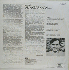 Ali Akbar Khan - Sarod (Vinyl)