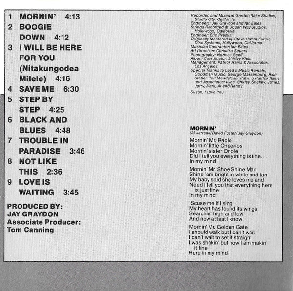 Al Jarreau - Jarreau (CD) Image
