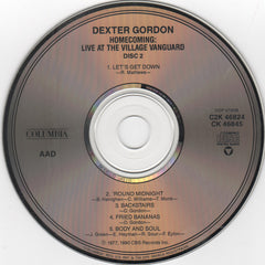 Dexter Gordon - Homecoming - Live At The Village Vanguard (CD) (2 CD) Image