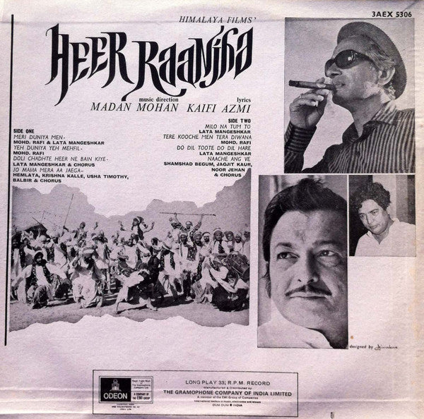 Madan Mohan - Heer Raanjha (Vinyl) Image