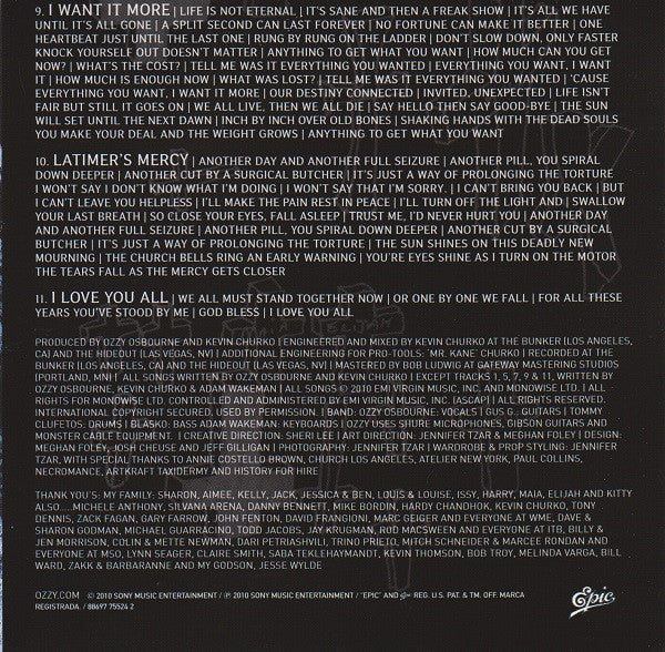 Ozzy Osbourne - Scream (CD)