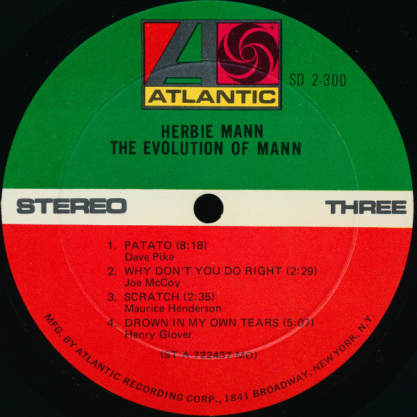 Herbie Mann - The Evolution Of Mann (Vinyl) (2)