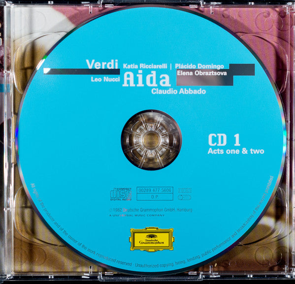 Giuseppe Verdi / Katia Ricciarelli, Placido Domingo, Leo Nucci, Elena Obraztsova, Claudio Abbado - Aida (CD) (2)