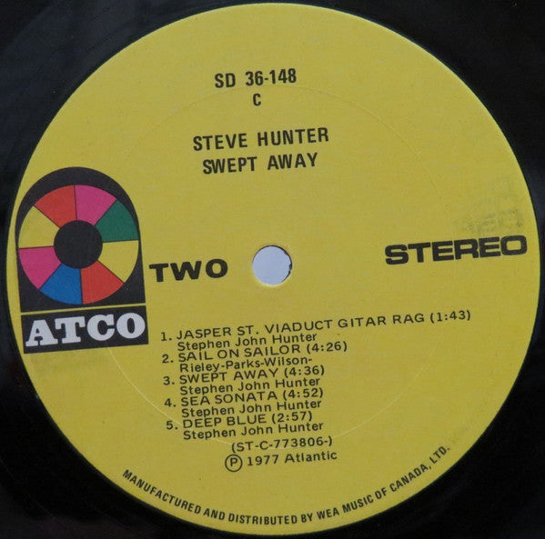 Steve Hunter - Swept Away (Vinyl)