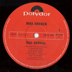 Max Greger Und Sein Orchester - Sax-Appeal (Vinyl) Image