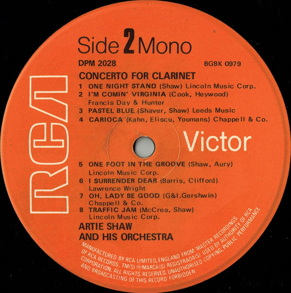 Artie Shaw - Concerto For Clarinet (Vinyl) (2)