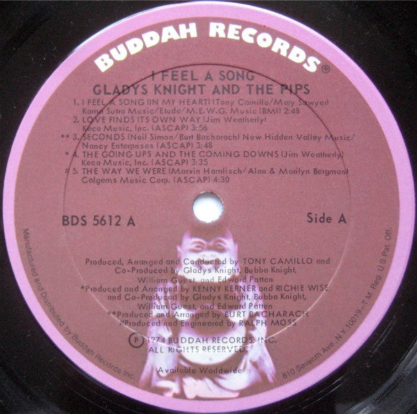 Gladys Knight And The Pips - I Feel A Song (Vinyl) Image