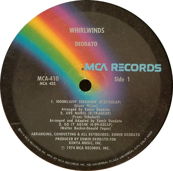 Eumir Deodato - Whirlwinds (Vinyl) Image