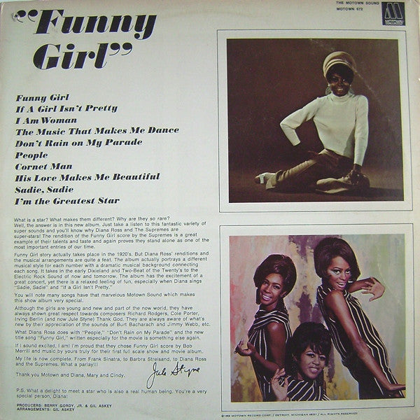 Diana Ross & Supremes, The - Sing And Perform "Funny Girl" (Vinyl) Image