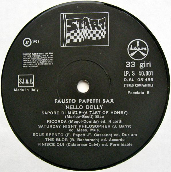 Fausto Papetti - Hello Dolly! (Vinyl) Image