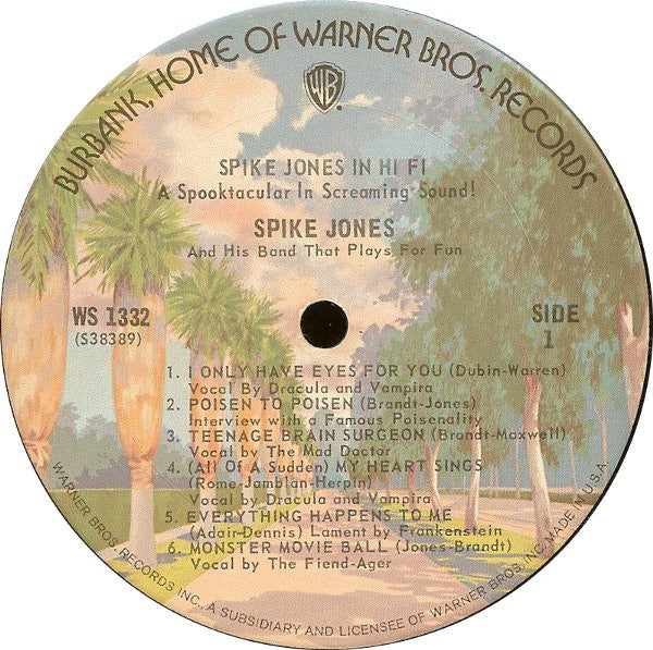 Spike Jones And The Band That Plays For Fun - Spike Jones In Stereo (Vinyl) Image