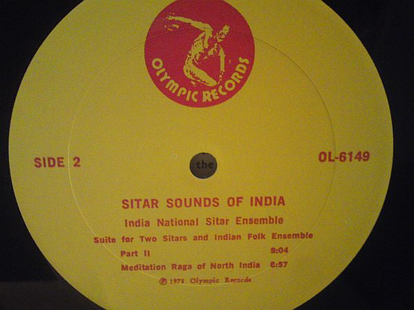 India National Sitar Ensemble - Sitar Sounds Of India (Vinyl) Image