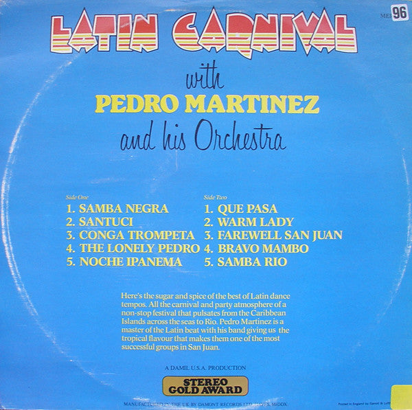 Pedro Martinez, His Orchestra And Chorus - Latin Carnival (Vinyl)