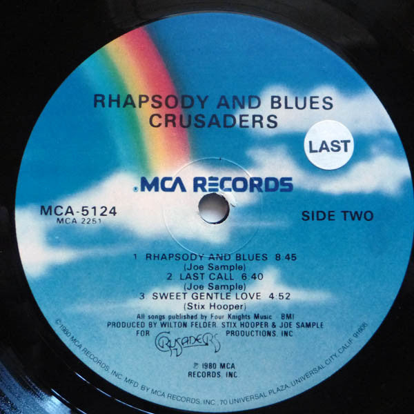 Crusaders, The - Rhapsody And Blues (Vinyl) Image