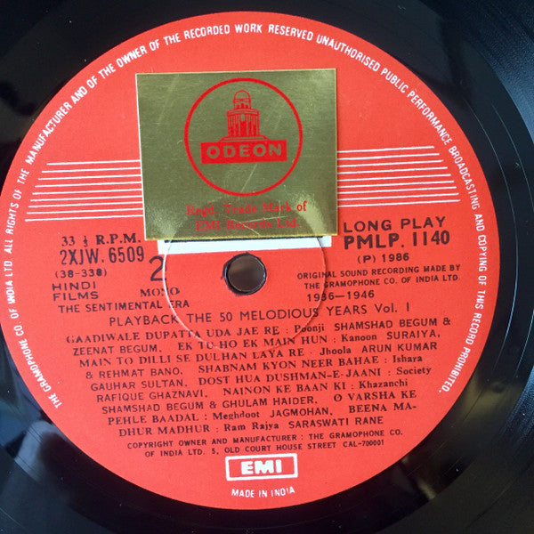 Various - The Sentimental Era 1936-1946 (Vinyl) (2 LP) Image