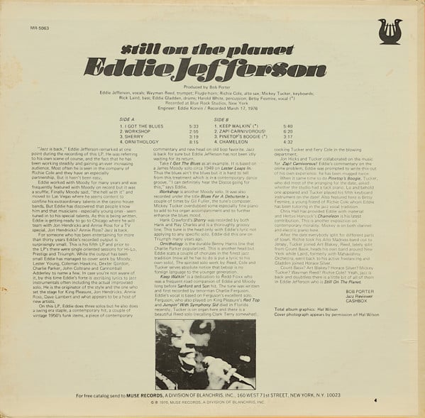 Eddie Jefferson - Still On The Planet (Vinyl)