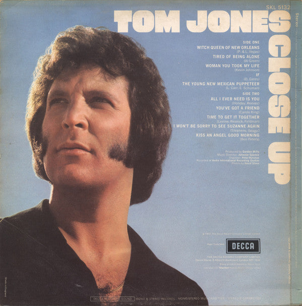Tom Jones - Close Up (Vinyl) Image