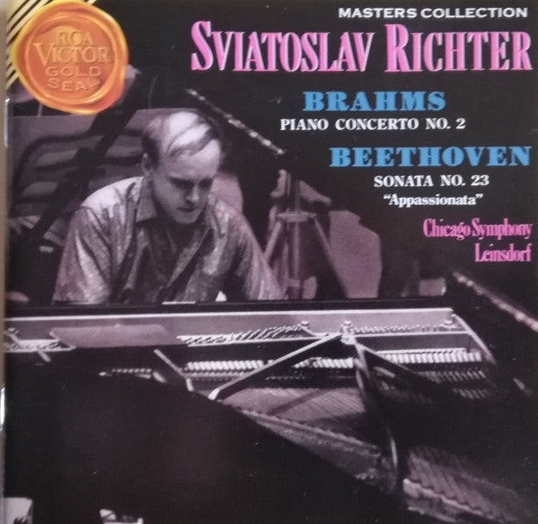 Johannes Brahms, Ludwig van Beethoven - Sviatoslav Richter, Erich Leinsdorf, Chicago Symphony Orchestra, The - Piano Concerto No.2 / Piano Sonata No.23 "Appassionata" (CD)