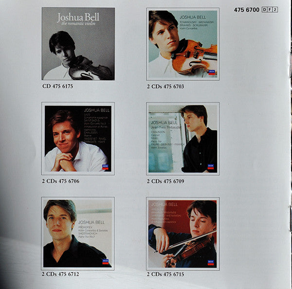 Joshua Bell, Max Bruch, Felix Mendelssohn-Bartholdy, Wolfgang Amadeus Mozart - Violin Concertos (CD) (2)