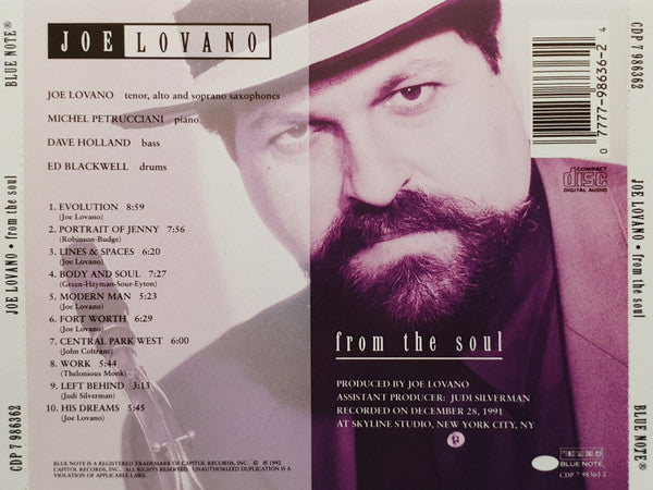 Joe Lovano - From The Soul (CD) Image