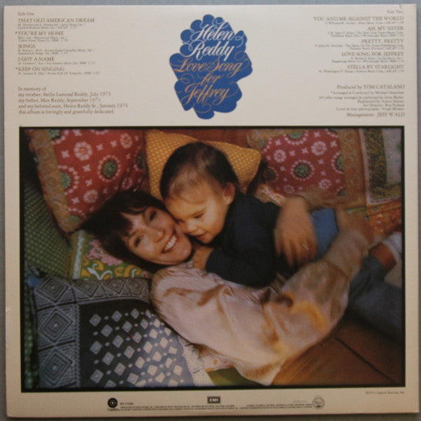 Helen Reddy - Love Song For Jeffrey (Vinyl)