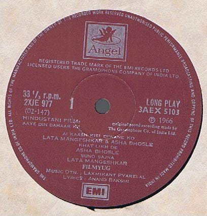 Laxmikant-Pyarelal - Aaye Din Bahaar Ke (Vinyl)