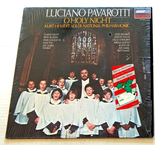 Luciano Pavarotti, National Philharmonic Orchestra, Kurt Herbert Adler - O Holy Night (Vinyl) Image