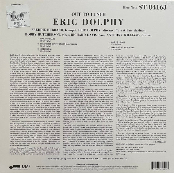 Eric Dolphy - Out To Lunch! (Vinyl)