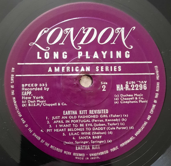 Eartha Kitt - Revisited (Vinyl)