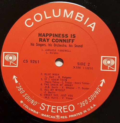 Ray Conniff & His Orchestra & Singers - Happiness Is (Vinyl) Image