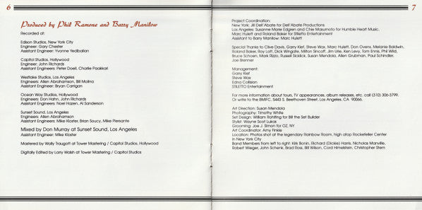 Barry Manilow - Singin' With The Big Bands (CD) Image