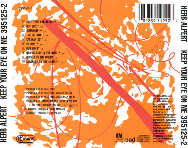 Herb Alpert - Keep Your Eye On Me (CD) Image