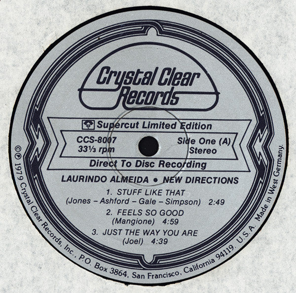 Laurindo Almeida - New Directions (Vinyl) Image
