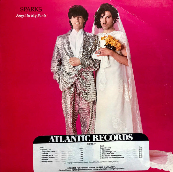Sparks - Angst In My Pants (Vinyl) Image