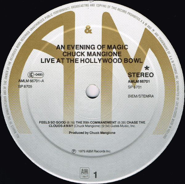 Chuck Mangione - Live At The Hollywood Bowl (An Evening Of Magic) (Vinyl) (2)