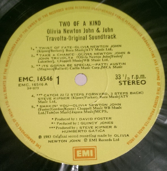 Various - Two Of A Kind - Music From The Original Motion Picture Soundtrack (Vinyl) Image