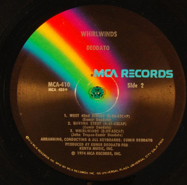 Eumir Deodato - Whirlwinds (Vinyl) Image