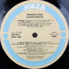 Frankie Laine - 16 Evergreens (Vinyl)