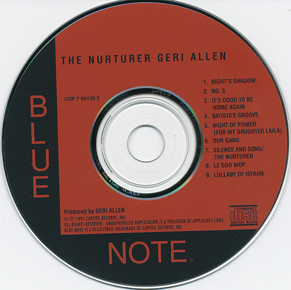 Geri Allen - The Nurturer (CD) Image