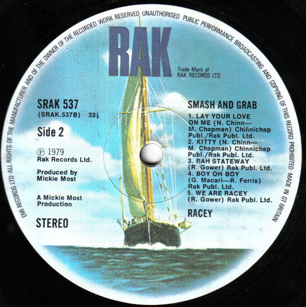 Racey - Smash And Grab (Vinyl) Image