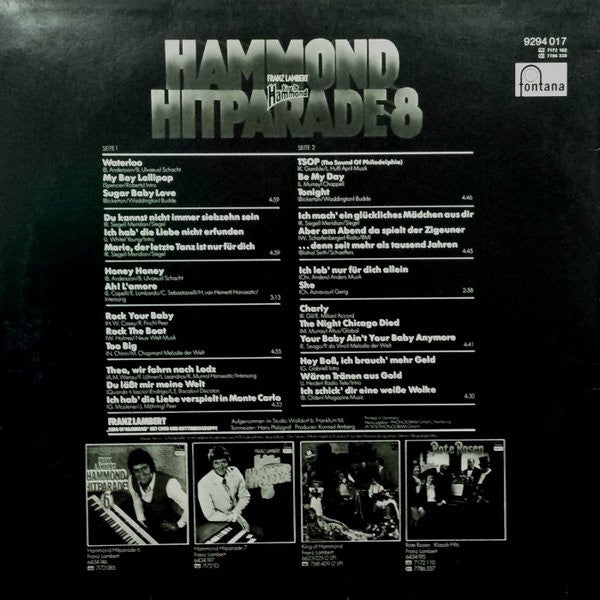 Franz Lambert - Hammond Hitparade 8 (Vinyl) Image
