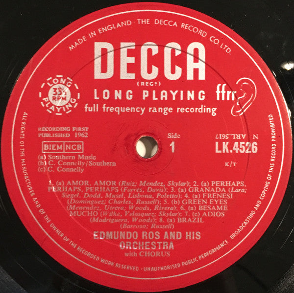 Edmundo Ros - Sing Dance With Edmundo Ros (Vinyl) Image