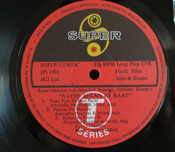 Buy Anand Milind Aayee Milan Ki Raat Musiccircle – MusicCircle