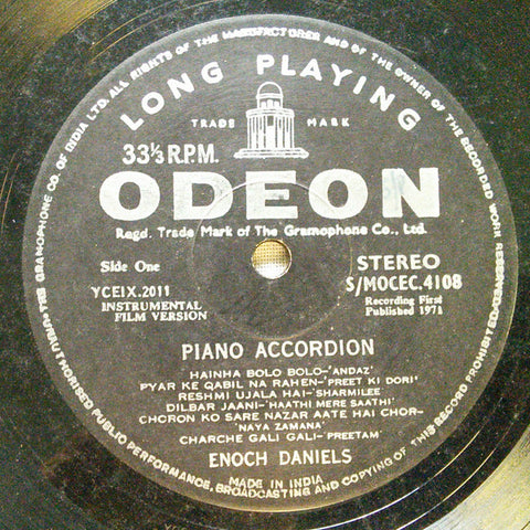 Enoch Daniels - Piano Accordion (Film Tunes) (Vinyl)