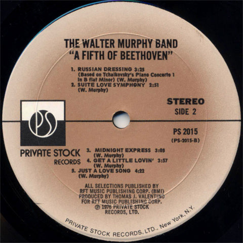Walter Murphy & The Big Apple Band - A Fifth Of Beethoven (Vinyl)