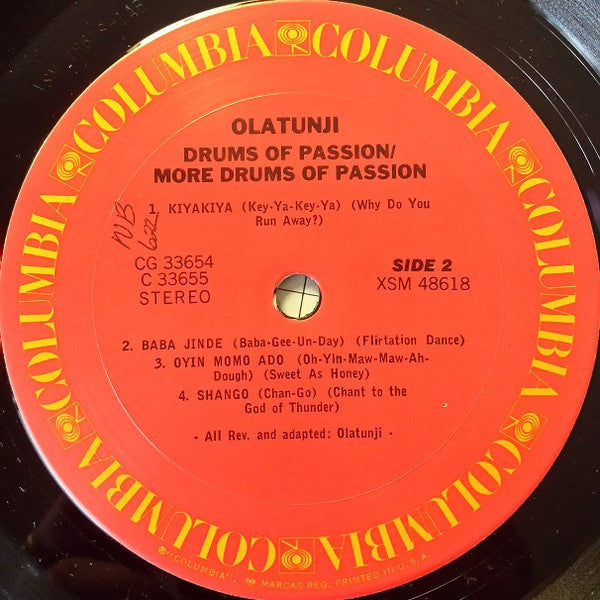 Babatunde Olatunji - Drums Of Passion / More Drums Of Passion (Vinyl) (2)