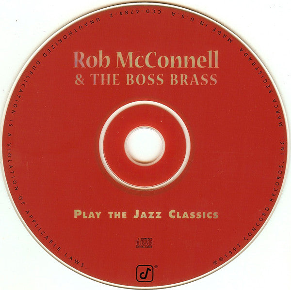 Rob McConnell & The Boss Brass - Play The Jazz Classics (CD) Image