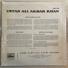 Ali Akbar Khan - Raga Todi / Raga Lajwanti (Vinyl) Image