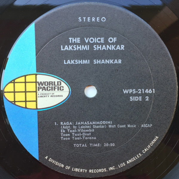 Lakshmi Shankar - The Voice Of Lakshmi Shankar (Vinyl) Image
