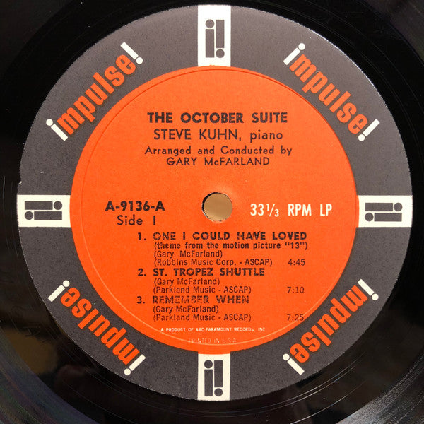Steve Kuhn, Gary McFarland - The October Suite (Vinyl)